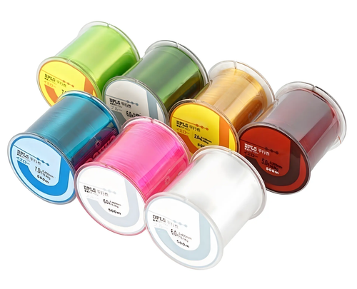 500m Nylon Fishing Line High Strength Transparent Monofilament Line Abrasion Resistant Smooth Casting